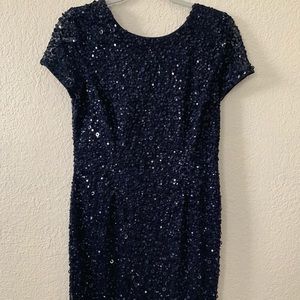 adrianna papell short dress size 10 , like new